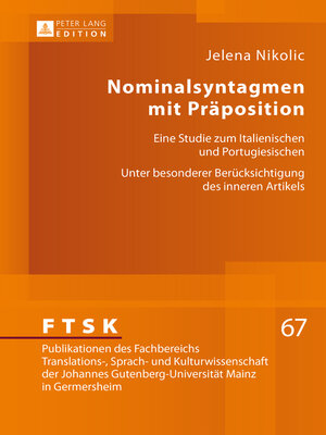 cover image of Nominalsyntagmen mit Präposition